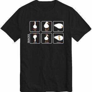 Quacks Physics Pun T-Shirt | Funny Science Duck Meme Tee